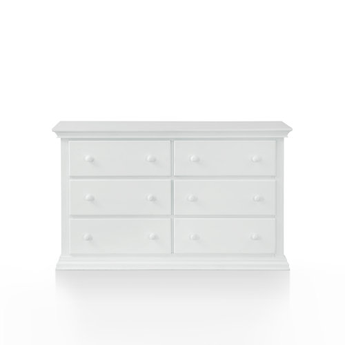 Baby Cache Harper Trace 6 Drawer Double Dresser Wayfair